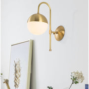 Gold Metal Retro Wall Lights For Bedroom