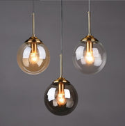 Modern Glass Ball Pendant Lamps