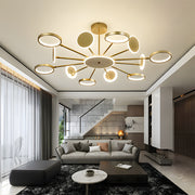 Contemporary Multi-Head LED Ceiling Lights for Dining Room