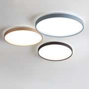 Minimalist Round Multicolour LED Living Room Ceiling Lamps