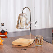 Contemporary Nordic Brown Glass Bedroom Mini Warming Candle Lamp