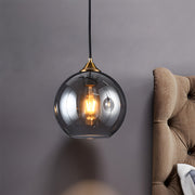 Small Ball Glass Pendant Light for Dining Room