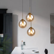 Modern Glass Ball Pendant Lamps