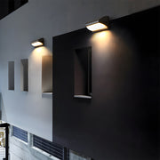 IP65 Outdoor Courtyard Stairs LED Black Wall Lamp