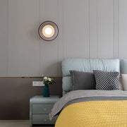 Bowl Shape Glass LED Wall Sconce For Bedroom
