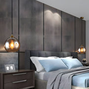Small Ball Glass Pendant Light for Dining Room