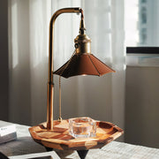 Wood Retro Table Lamp Aromatherapy Candle Table Lamp