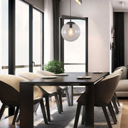 Minimalist Style Glass Globe Kitchen Island Pendant Lights