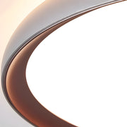Minimalist Circle Design Brown LED Bedroom Ceiling Lights
