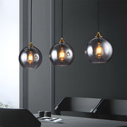 Small Ball Glass Pendant Light for Dining Room