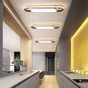 Black Creative Simple Living Room LED Low Ceiling Light