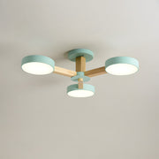 Nordic Multi-Ring LED Living Room Ceiling Light