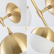 Gold Metal Retro Wall Lights For Bedroom