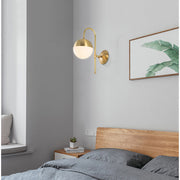 Gold Metal Retro Wall Lights For Bedroom