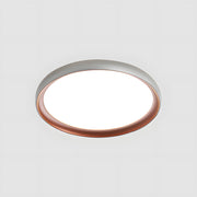 Minimalist Circle Design Brown LED Bedroom Ceiling Lights