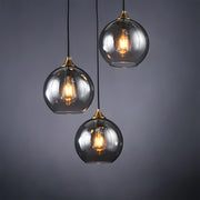 Small Ball Glass Pendant Light for Dining Room