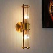 Gold Glass Creative Bedroom Wall Sconce