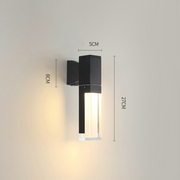 IP65 Modern Aluminum Black Outdoor LED Wall Lights