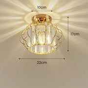 Luxurious Glass Hallway Ceiling Light