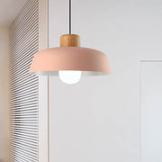 Colourful Nordic Creative Wooden Pendant Lamp