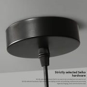 Modern Simple Metal Glass Dining Room Pendant Light