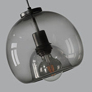 Modern Simple Metal Glass Dining Room Pendant Light