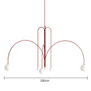Modern Gran Finale Suspension Chandeliers Long Line Type Metal Light Fixture -Homdiy