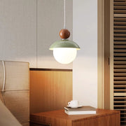 Modern Globe Ceiling Pendant Light with Glass Lampshade