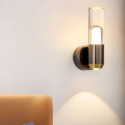 Modern Clear Hardware Bedside Wall Light