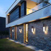 IP65 Modern Aluminum Black Outdoor LED Wall Lights