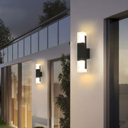 IP65 Modern Aluminum Black Outdoor LED Wall Lights