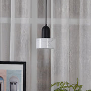 Elegant Drum Chalk Stone Shade Ceiling Light