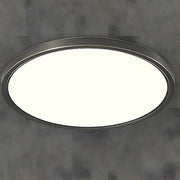 Modern Decor Circular Copper LED Ceiling Light For Living Room