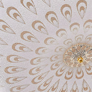 Luxurious Gold Round Crystal Living Room Ceiling Light