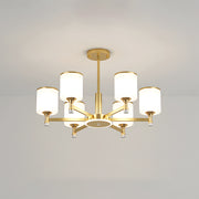 Multi Heads Luxurious Glass Ceiling Light for Living Room