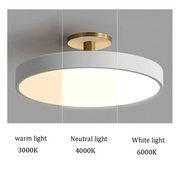 Simple Round Flush Mount Living Room Led Ceiling Light