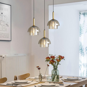 Modern Simple Glass Dome Ceiling Pendant Lights