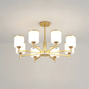 Multi Heads Luxurious Glass Ceiling Light for Living Room