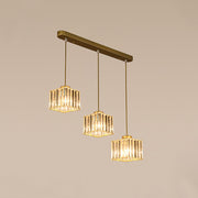 Simple Multi-Head Designer Crystal Kitchen Island Lamps