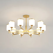 Multi Heads Luxurious Glass Ceiling Light for Living Room