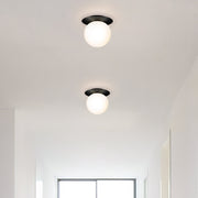 Contemporary Hallway Glass Ceiling Lighting