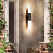 IP65 Modern Aluminum Black Outdoor LED Wall Lights