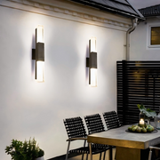 IP65 Modern Aluminum Black Outdoor LED Wall Lights