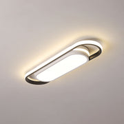 Black Creative Simple Living Room LED Low Ceiling Light