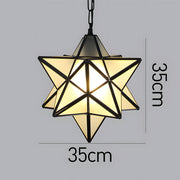 Nordic Creative Stars Metal Pendant Lights For Living Room