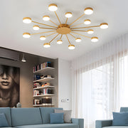 Sunflower Creative LED Ceiling Light for Living Room