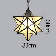 Nordic Creative Stars Metal Pendant Lights For Living Room