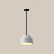 Wabi-Sabi Style Resin Cream Pendant Lamp