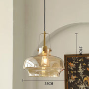 Nordic High Light Transmission Glass Pendant Light