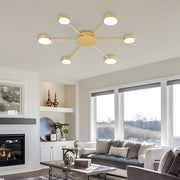 Sunflower Creative LED Ceiling Light for Living Room